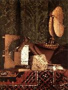 HOLBEIN, Hans the Younger The Ambassadors (detail) sg USA oil painting reproduction